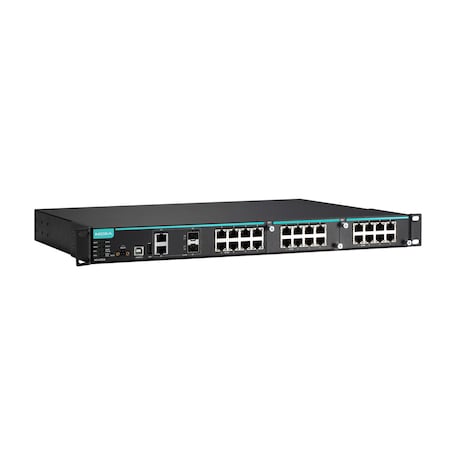Moxa Mod Mgd Eth. Swtch w/ 8 10/100Baset Ports, Iks-6726A-2Gtxsfp-24-24-T IKS-6726A-2GTXSFP-24-24-T